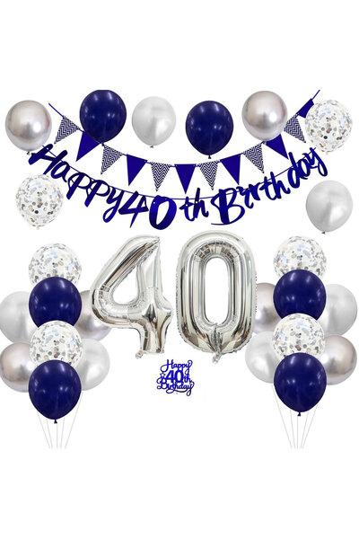 Generic Brand 40th Birthday Party Balloon Set