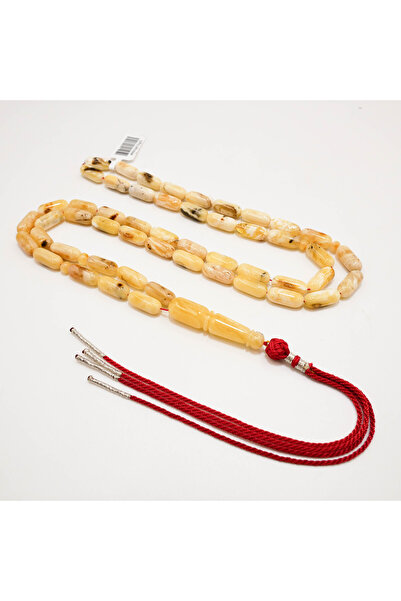 Generic Brand Kaliningrad Amber Shawaib Rosary – 51 Beads 15×6.5mm Barrel Pra...