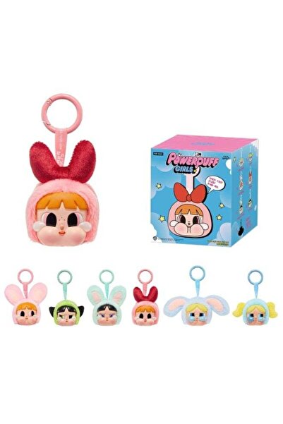Pop Mart CRYBABY × Powerpuff Girls Series - Vinyl Face Plush 1Box 6.3 cm Acti...