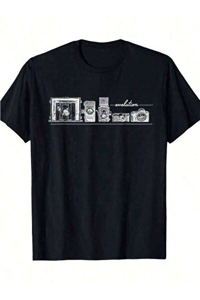 NOURAM قميص فوتوغرافي مضحك، قميص للرجال والنساء - 220 جرام
