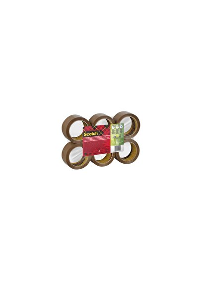 3M Banda adeziva de ambalare si transport Scotch 3M, maro, 50 mm x 66 m, 6 ro...