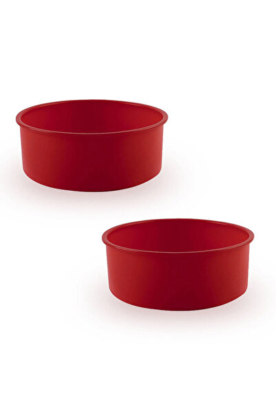 STARSTAR 2-Pack 20.3cm Round Silicone Bread & Cake Molds, Non-Stick Reusable ...