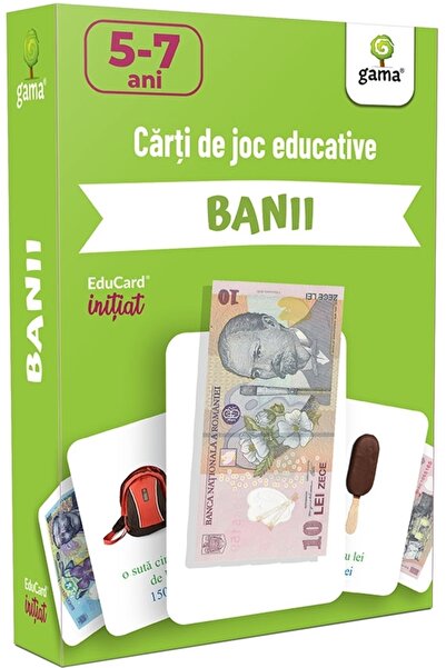 Gama Banii: Carti de joc educative