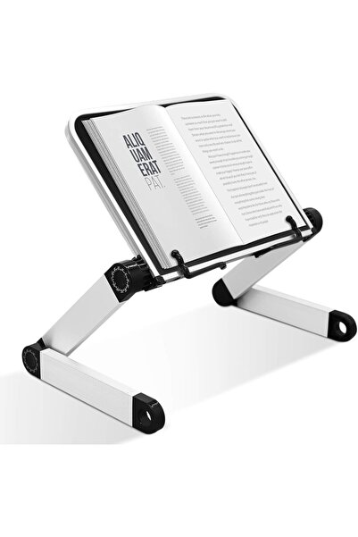 STARSTAR Adjustable laptop stand with page clips, ergonomic multi-height and ...
