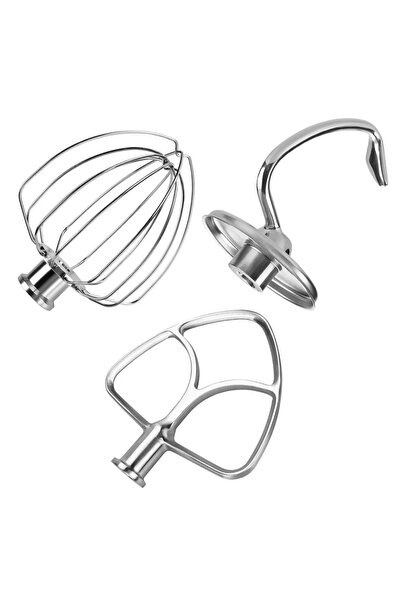 STARSTAR 3-piece stainless steel accessory set for KitchenAid 4.5-5 quart mix...