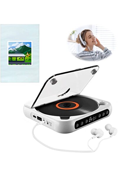 STARSTAR Portable Bluetooth CD player, lightweight 280g hi-fi music player wi...