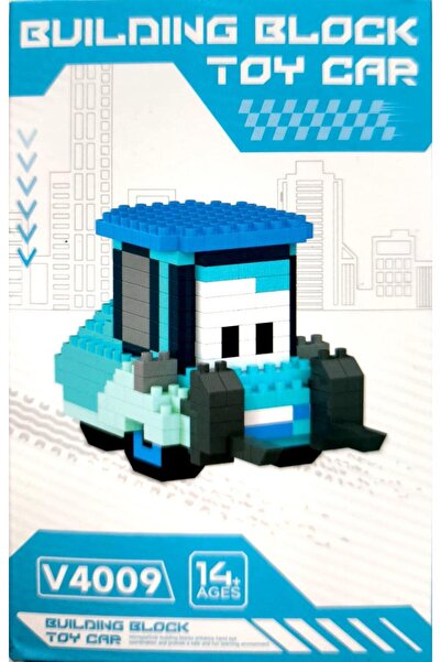 BUILDING BLOCK ORİJİNAL ARABA LEGO MAVİ BÜYÜK BOY