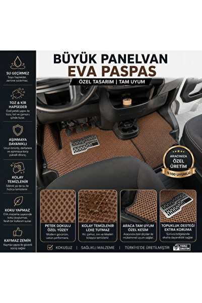 Guerrino VOLKSWAGEN-TRANSPORTER-T6.1-PANELVAN-(2019-2026) İÇİN EVA SADECE ÖN ...