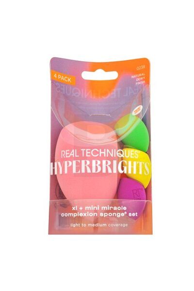 Real Techniques Hyperbrights XL + Set de bureței mini Miracle Complexion pent...