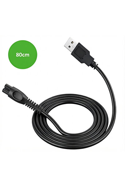 MY POLO TIME Philips MG5940 Uyumlu Şarj Kablosu 5V OneBlade & Multigroom USB ...