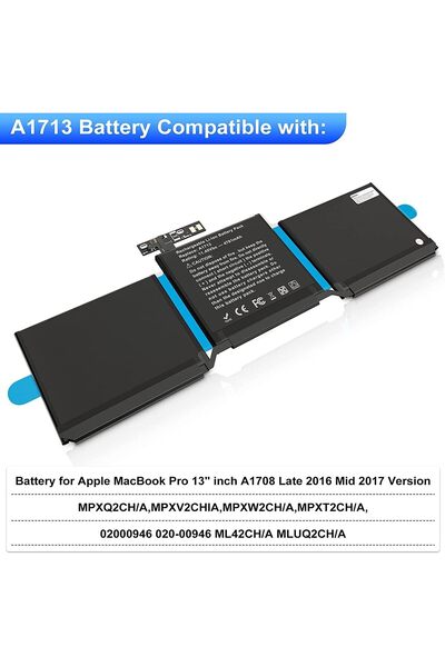 RedX Tech LOVBEE A1713 A1708 Battery Replacement Laptop Battery for MacBook P...
