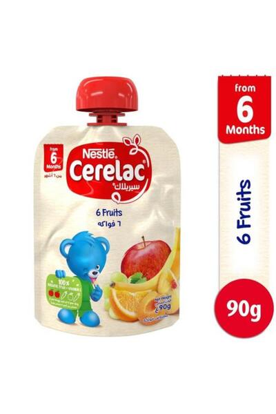 Cerelac طعام أطفال 6 فواكه من 6 أشهر 90 جرام