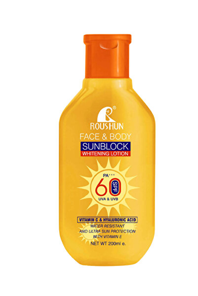 RousHun Roushun Vitamin C+Ha Spf 60 Sunscreen Lotion Whitening and Brightenin...