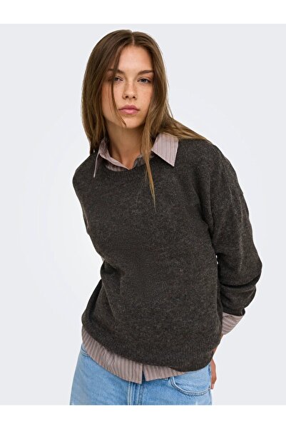 ONLY 15380548 ONLOLIVIA LS O-NECK CC KNT