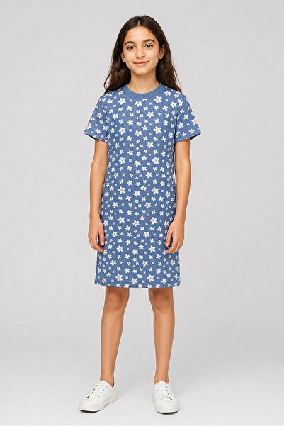 GAP Kids Girl Floral Print Dress, Multicolor