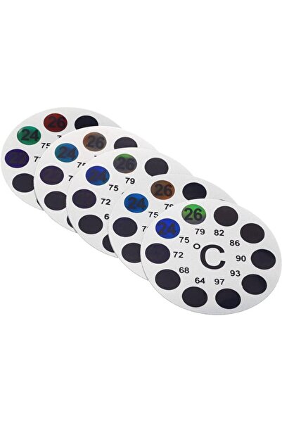 STARSTAR Aquarium thermometer sticker 5 pieces thermometer stickers digital w...