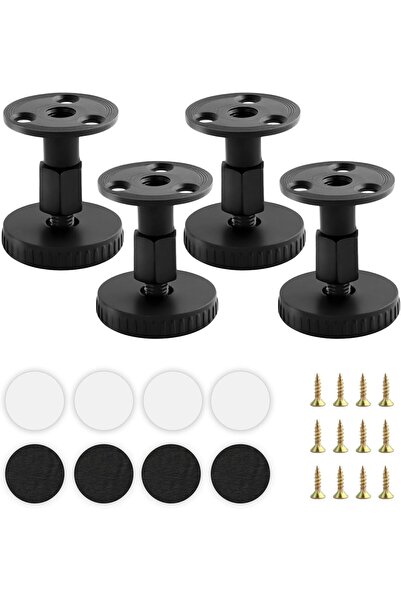 Generic Brand Set 4 Picioare Reglabile din Oțel Carbon 24-62 mm pentru Mobili...