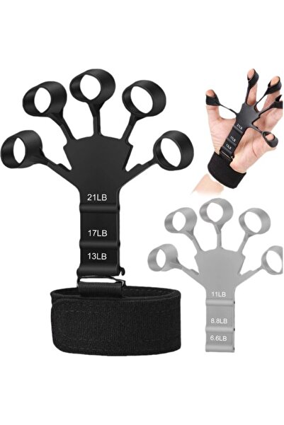 STARSTAR 2pc Double-Sided Silicone Finger Exerciser & Hand Grip Strengthener ...