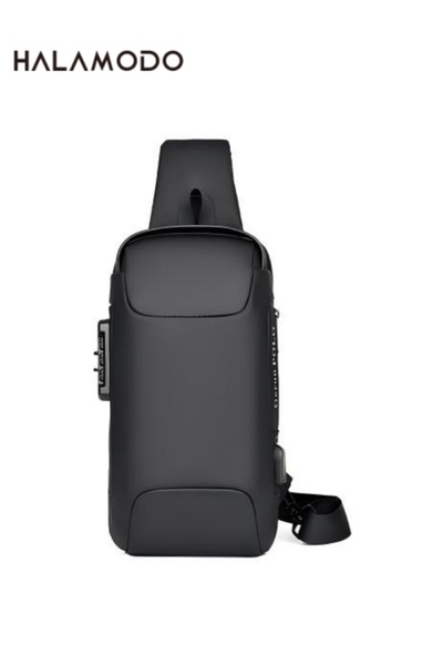 HALAMODO Anti-Theft Sling Chest Bag Backpack Waterproof Crossbody Shoulder Ba...