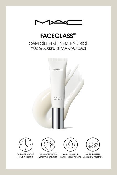 M.A.C FACEGLASS™ Cam Cilt Etkili Nemlendirici Yüz Gloss'u & Makyaj Bazı 30 ML