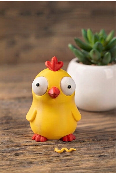 3D Tavuk figürü