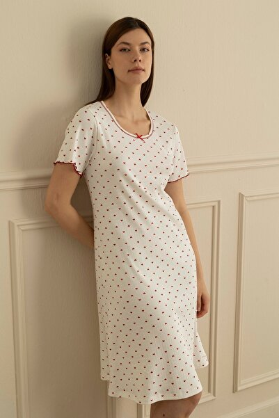 Sevim 18148 Women's Short Nightgown