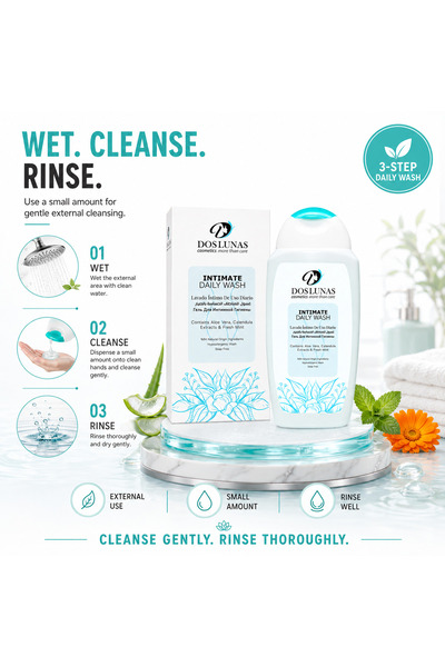 DOS LUNAS Cosmetics Intimate Daily Wash Aloe Vera