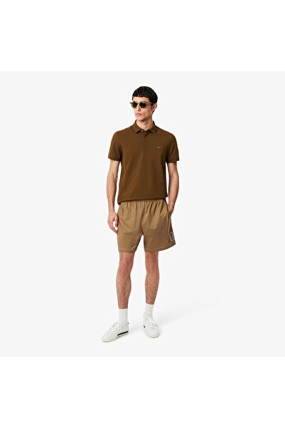 Lacoste Erkek Relaxed Fit Kahverengi Şort