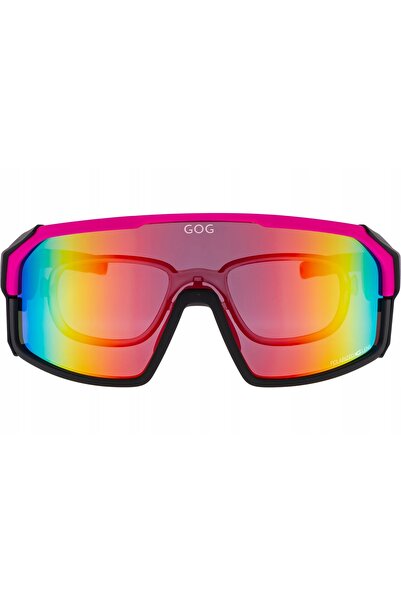 NO BRAND Ochelari polarizați GOG Annapurna - roșu/matte roz neon/negru