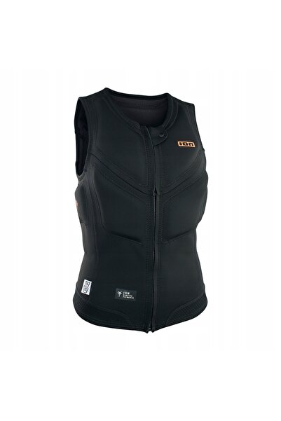 Ion Vestă de protecție pentru femei Ivy cu fermoar frontal, neagră, XL