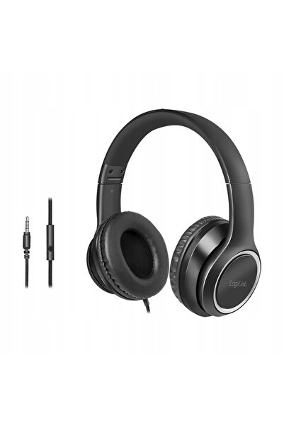 LogiLink Căști cu microfon, cu fir, pentru apeluri și lecții HS0053