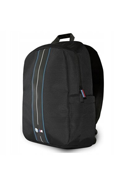 NO BRAND Rucsac BMW din nailon cu dungi albastre pentru laptop de până la 16 ...