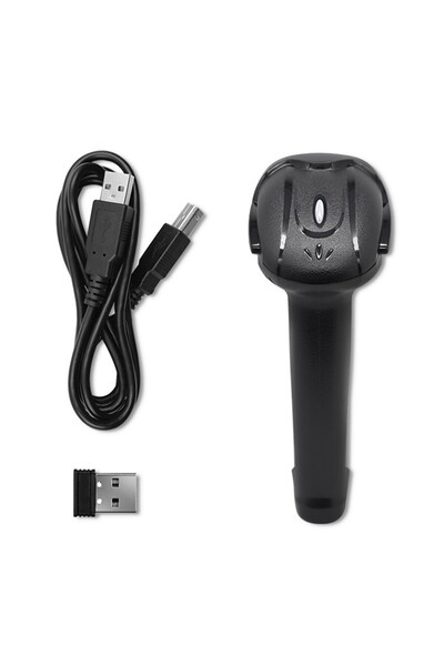 Qoltec Cititor de coduri de bare 1D |   2D |   fără fir |   2.4GHz
