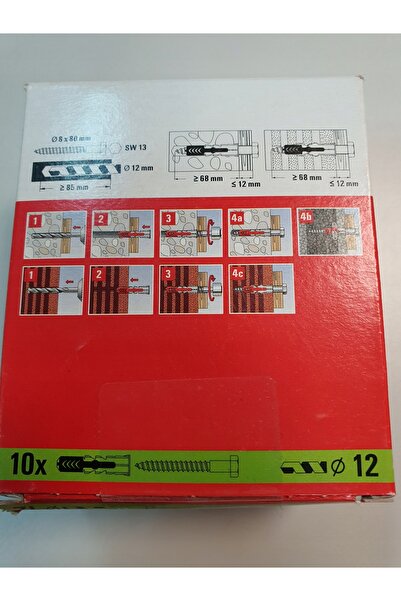 Fischer DUOPOWER dibluri + șurub 10x50 25 buc.