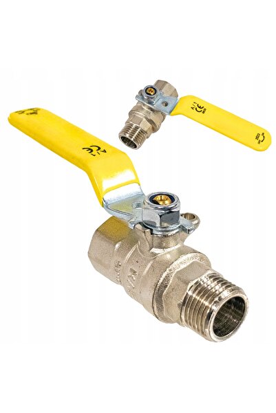 NO BRAND Robinet cu bilă pentru gaz WZ 1/2'' DN15 din alamă pentru gaz Invena