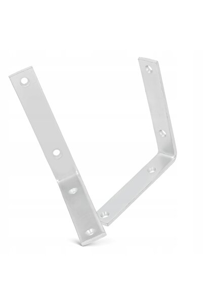 klimas 50x CONECTOR DE COLȚAR DIN OȚEL PENTRU LUCRĂRI DIN LEMN 100x100x20 mm ...