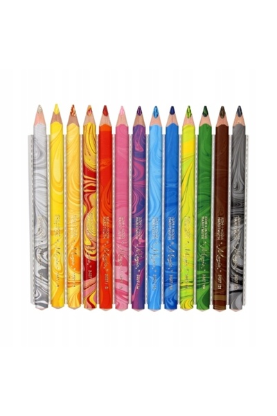 NO BRAND Creioane multicolore 3D transformabile Koh-I-Noor Magic 12+1 blender