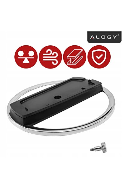 NO BRAND Suport vertical pentru PS5 FAT / SLIM / PRO cu inel metalic Alogy