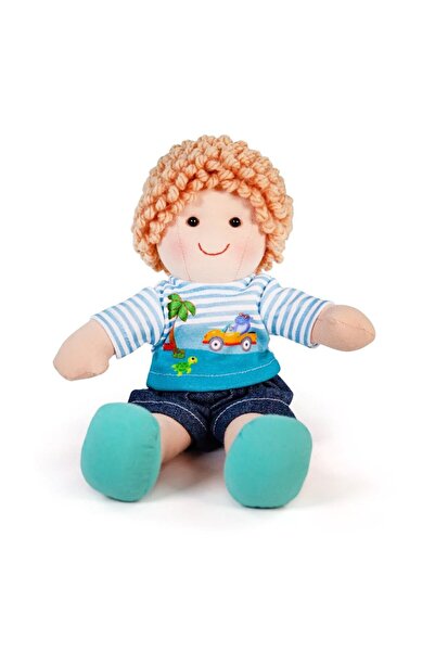 BIGJIGS Toys Jucărie de pluș, păpușă moale Robin 0+