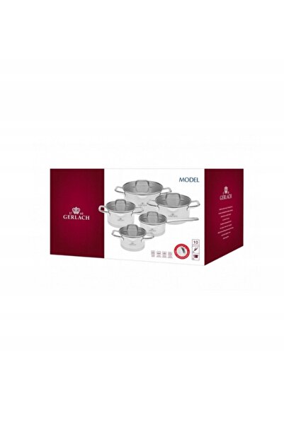 Gerlach MODEL KPL Oale cu capace 10el +Oală 7 L + BRYTFANNA +PATELNIE