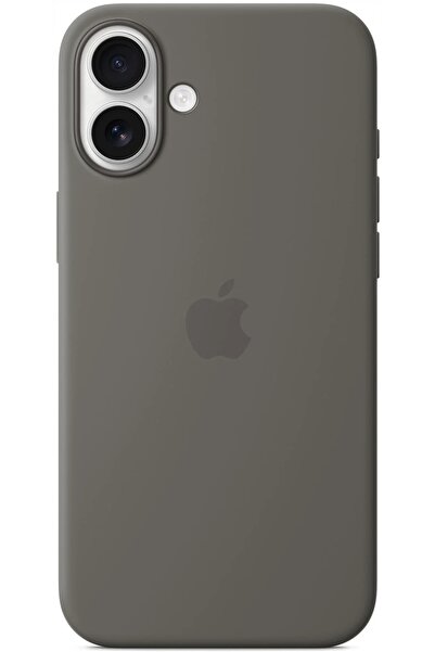 Apple Husă de silicon MagSafe pentru iPhone 16 Plus, gri alpin