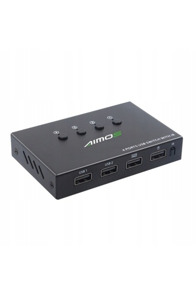 Unitek Comutator KVM HDMI 2.0 4K 4 intrări 1 ieșire +USB (V306A)