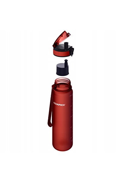 Aquaphor Bidon cu filtru 0.5l roșu + 3 filtre pentru apă City