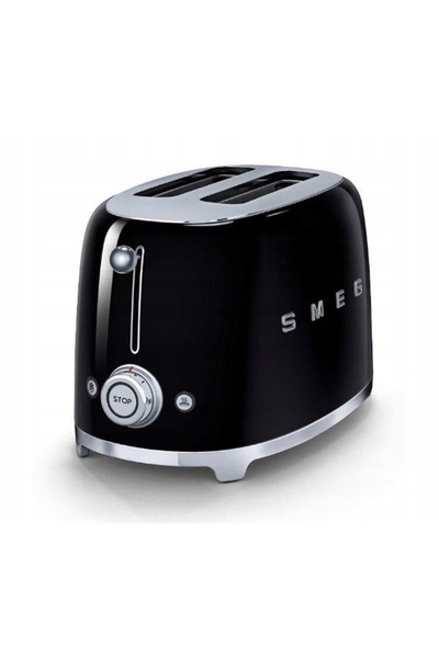 SMEG Prăjitor de pâine cu 2 felii TSF01BLEU negru 950 W Stil anii '50