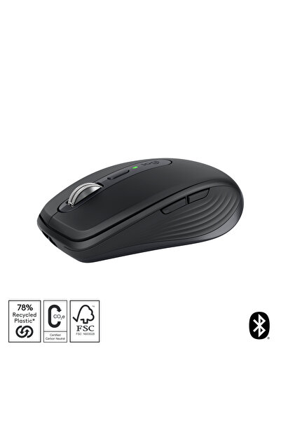 logitech Mouse wireless MX Anywhere 3S Negru