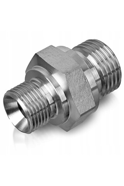 R&M Coudert Reductor 500BAR din oțel inoxidabil, adaptor INOX 3/8"M 1/2"M pen...
