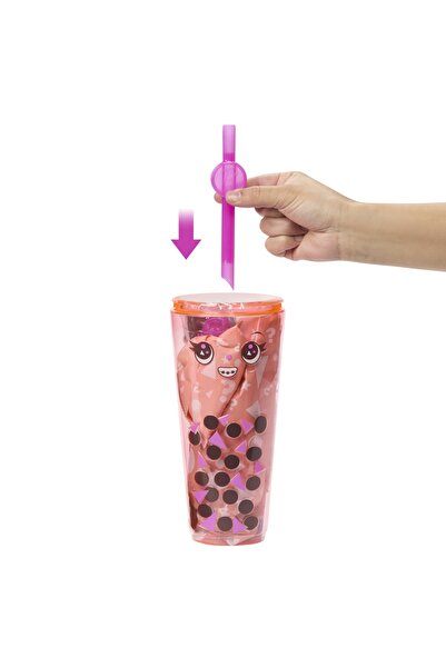 Barbie POP REVEAL PĂPUȘĂ PARFUMATĂ CU AROMA DE MANGO BUBBLE TEA + SURPRIZĂ CU...