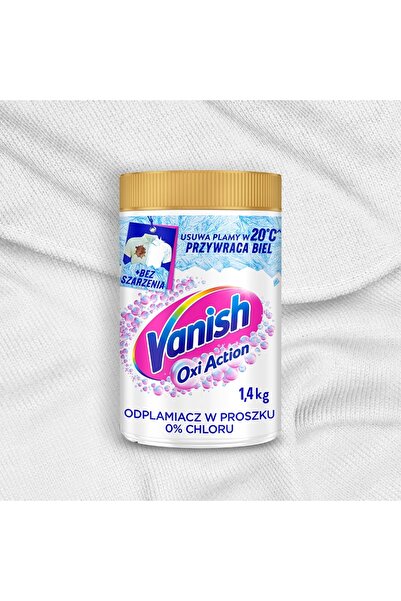 Vanish Detergent de rufe Oxi Action Alb 6 x 1.4 kg
