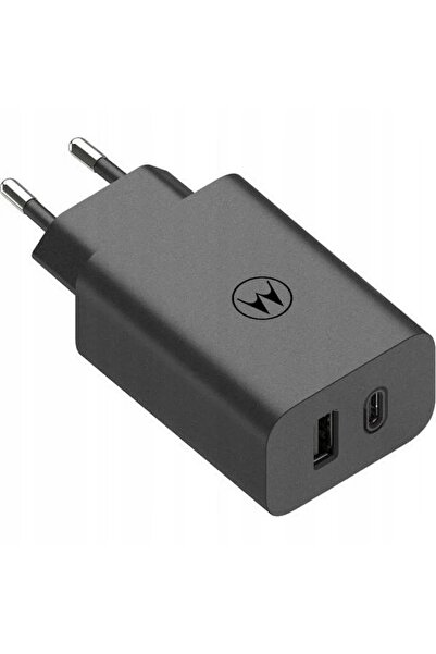 NO BRAND Încărcător de rețea original Motorola USB-C + USB A 50 W MC502, negru
