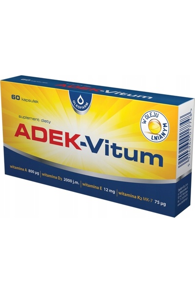 NO BRAND OLEOFARM ADEK-Vitum Complex de vitamine (2 x 60 capsule)